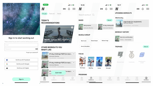 Getting started with the Nordic Strong App